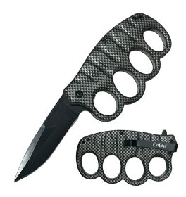Carbon Fiber Blade Spring Assist Pocket Knife