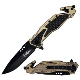 ElitEdge Tactical Rescue Folder Spring Assist Knife