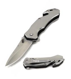 Mirror Finish EDC Spring Assisted  Knife