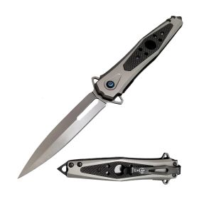 G10 Handle Spring Assist EDC Tactical Folding Pocket Knife Needle Blade