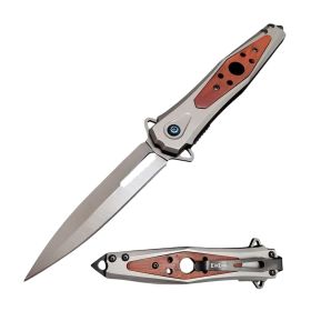 Silver Spring Assist EDC Tactical Folding Pocket Knife Needle Blade