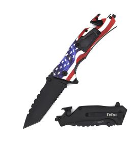 Multi Tool Pocket USA Flag Knife