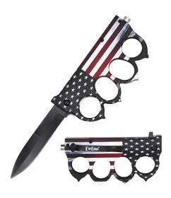 WWI Trench Knife Folder Spring Assist Knife