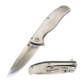 Spring Assisted Pocket Knife - Mirror Finished
