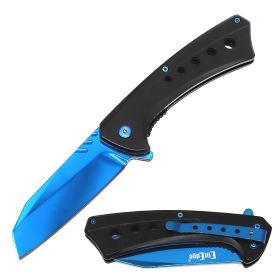 Tactical Spring Assisted Open Cleaver Razor Knife