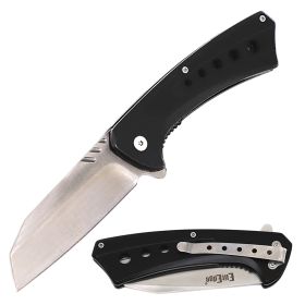 Tactical Spring Assisted Cleaver Razor Folding Knife