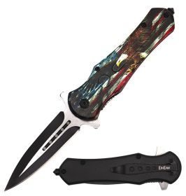 Flying Eagle Dagger Style Spring Assisted Open Knife
