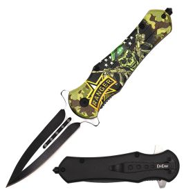 Dagger Style Spring Assisted Open Knife