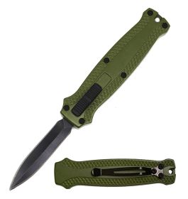 5.35" Green Lizard Tongue The Wicked Mini OTF Automatic Knife