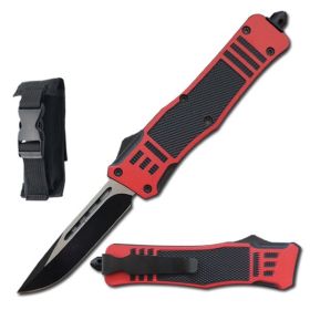 9" Red Ghost OTF Tactical Automatic  Knife
