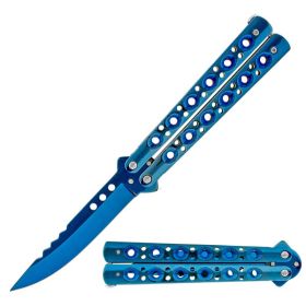 Blue Renegade Butterfly Knife