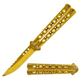 Gold Renegade Butterfly Knife