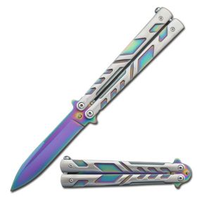 Rainbow Venom Butterfly Knife