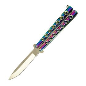 Helix Butterfly Knife - Rainbow