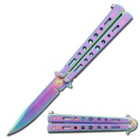 Moonlight Masquerade Titanium Butterfly Knife