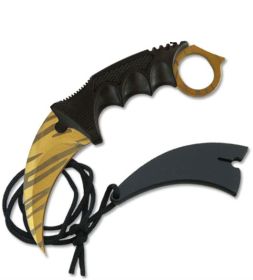 Golden Neck Claw Knife Fixed Blade