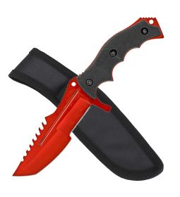 8.5" Hunting Tactical Military Knife Red