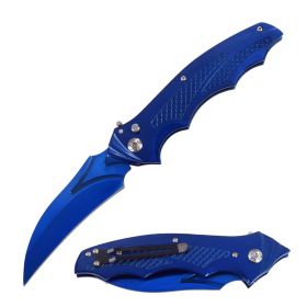 5.95" Closed Blue Switch Blade