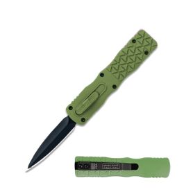 5.25" Rugged Green Mini OTF Automatic Knife