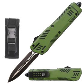 9.5" Automatic Dual Action Military OTF Dagger Blade Knife