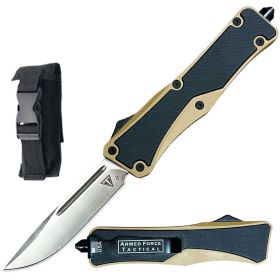 9.75" D2 Steel Automatic OTF Out the Front Knife G10 Handle