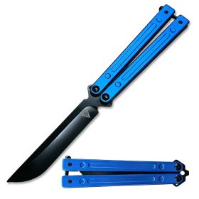 Blue Aluminum Handle Ball Bearing Practice Butterfly Trainer