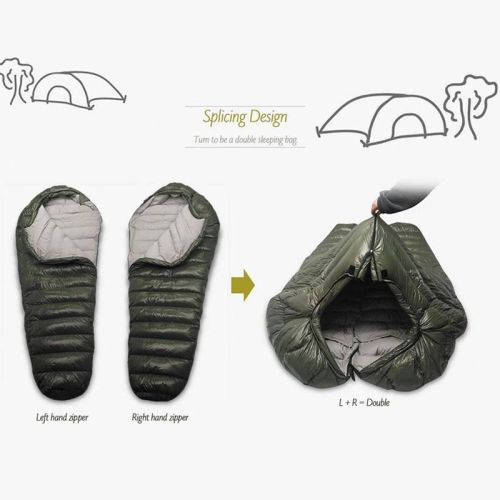 Kamperbox Outdoor Down Sleeping Bag Winter Warm Sleeping Bag Kamperbox Outdoor Down Sleeping Bag Winter Warm Sleeping Bag