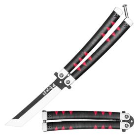 Demon Tanjiro Kamado's Black Nichirin Butterfly Knife