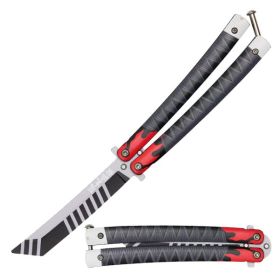 Tanjiro Butterfly Knife Demon Slayer Black and Red