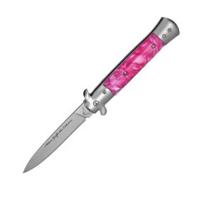Milano Godfather Spring Assisted Knife Pink Pearl