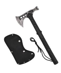 Stonewash Hunting TOMAHAWK BATTLE Axe HATCHET w Sheath Outdoor Camping Knife