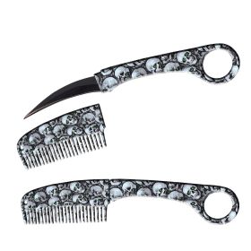 Skulls Brush Comb Knife