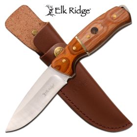 Hunting Knife + Leather Sheath