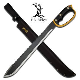 Machete With Sawback Spine