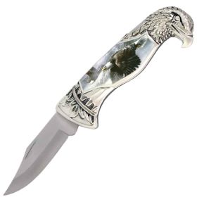 Eagle Head Lockback  Knife in a Gift Box