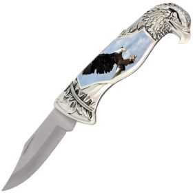 Eagle Head Folding Pocket Knife in a Gift Box Style-8