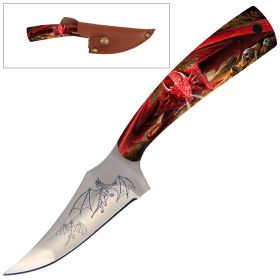 7" Full Tang  Knife Dragon Handle