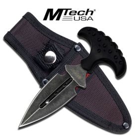 Black Handle Push Dagger
