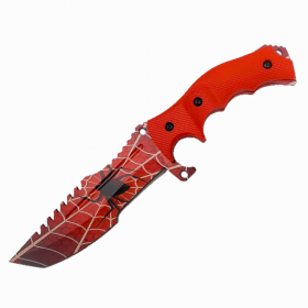 11" Red Spider CSGO Huntsman Fixed Blade Knife