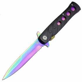DZS Spring Assisted God Father Style Pocket Knife with Clip
