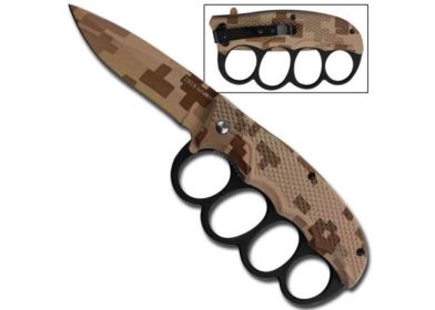 Knuckle Spring Assist Knife