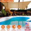 TitleRectangle Top Canopy 98% UV Block Awning Shelter 185GSM HDPE Patio Cover with Snap Hooks Ropes for Outdoor Garden Backyard