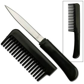 Black Comb With Hidden Blade Knife