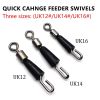5pcs Swivel Snaps For Fishing