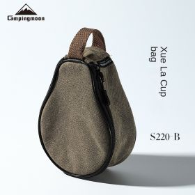 Camping Outdoor Camping Snow Pull Bowl – Thickened Cotton Canvas Storage Bag