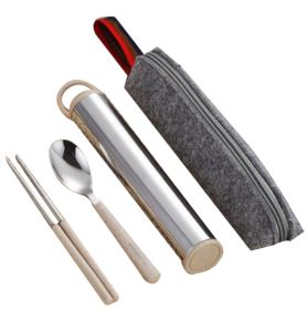 Portable Stainless Tableware Set [G]