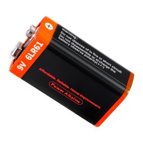 9V Alkaline Batteries- 12-Pack