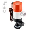 Livewell Pump for Boat with Dual Inlets, ABA Housing & Detachable Motor Cartridge