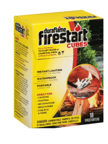 Duraflame Firestart Cubes 18-Ct Fire Starters for Wood or Charcoal Fires