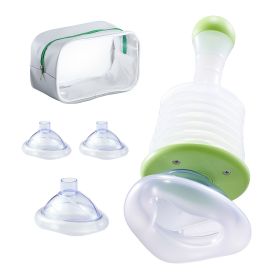 Choking Rescue Device with 5 Multi-size Masks and 1 Storage Bag